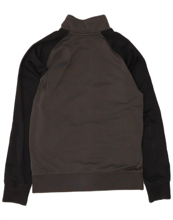 Nike Mens Graphic Tracksuit Top Jacket Small Grey Colourblock Polyester
