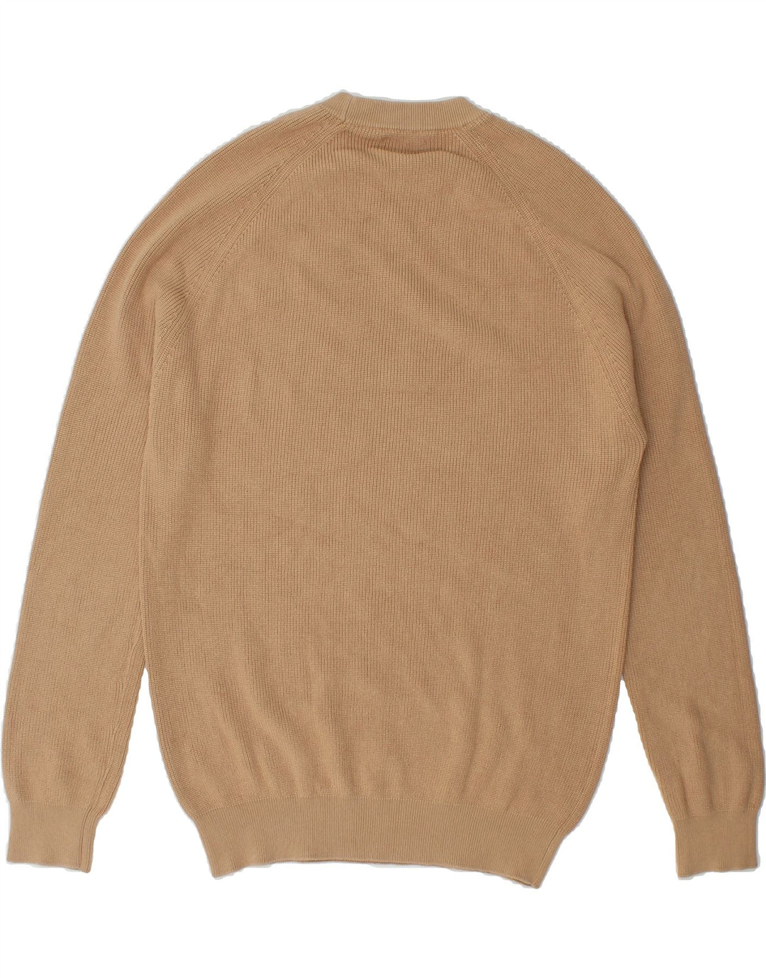 ZARA Mens Crew Neck Jumper Sweater XL Beige Cotton Vintage Zara and Second-Hand Zara from Messina Hembry 