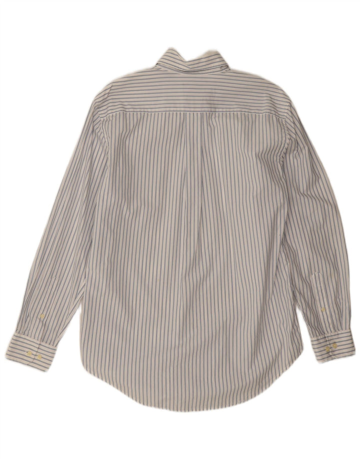 Best Company Mens Classic Fit Shirt Medium White Pinstripe