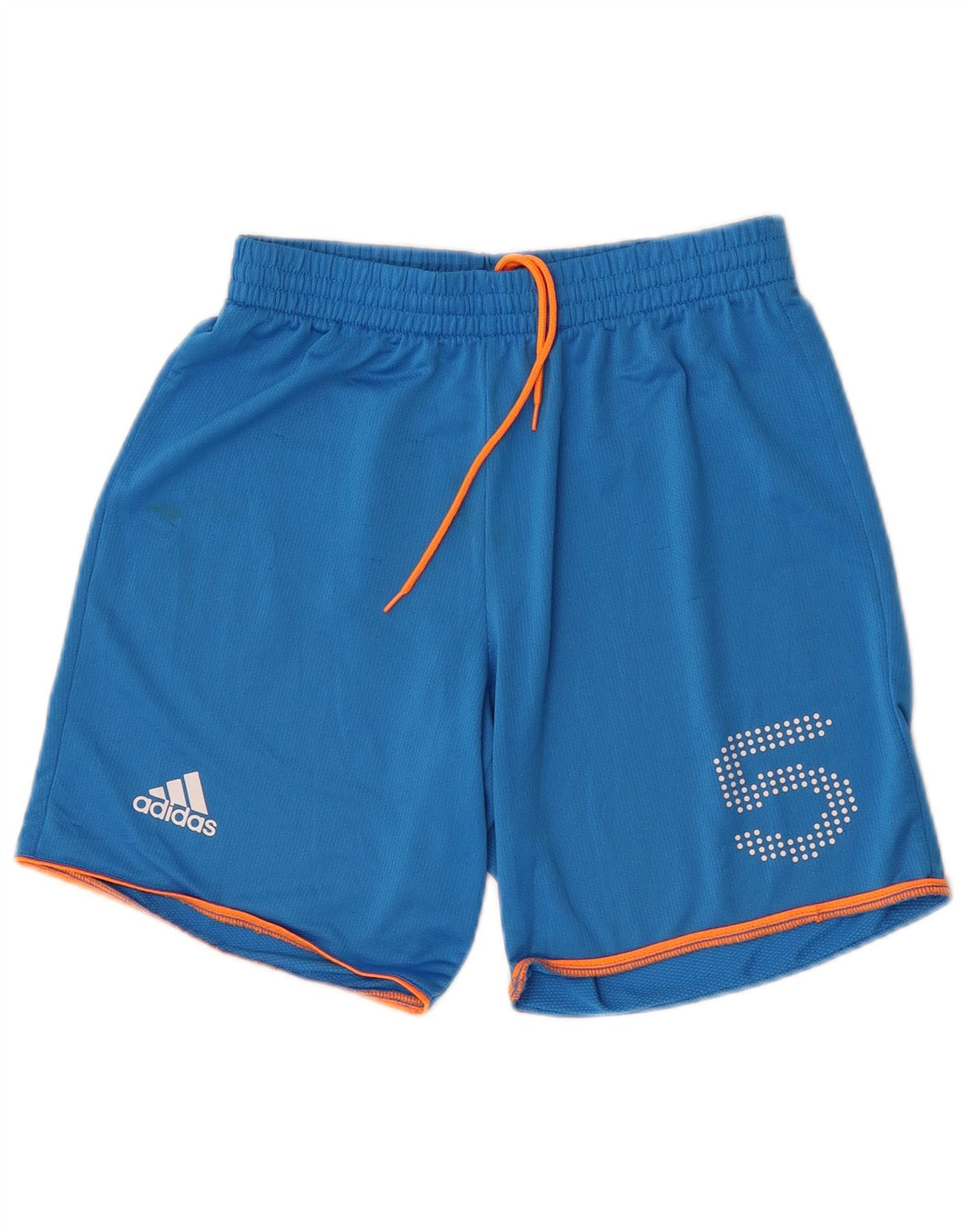 Adidas Mens Graphic Sport Shorts Small  Blue Polyester