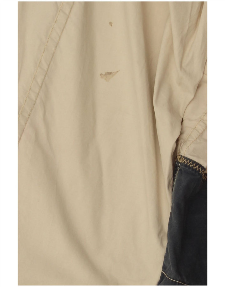 Ocean Star Mens Windbreaker Jacket IT 46 Small White Colourblock Synthetic