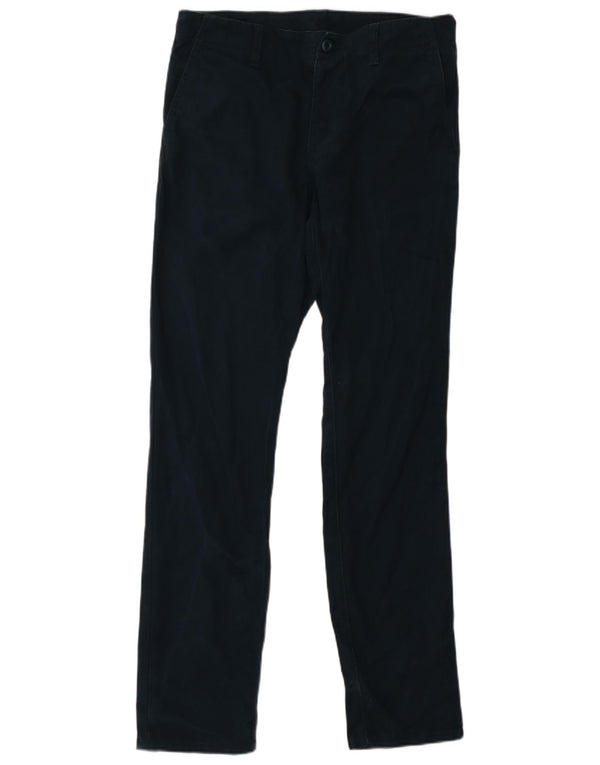 Carhartt Mens Straight Chino Trousers W31 L32 Navy Blue Cotton