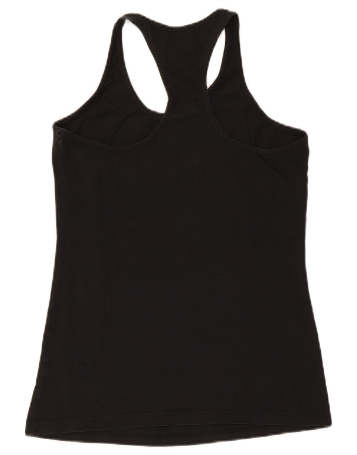 Adidas Womens Graphic Vest Top UK 8/10 Small Black