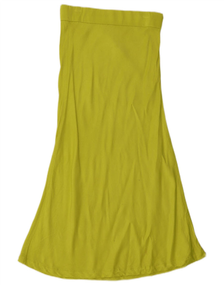 Zara Womens Maxi Skirt Small W26 Green