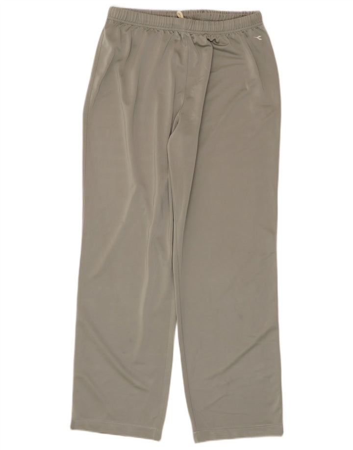 Diadora Womens Tracksuit Trousers UK 18 XL  Grey Polyester