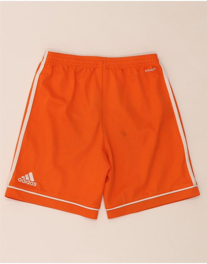 ADIDAS Boys Aeroready Sport Shorts 13-14 Years  Orange Polyester