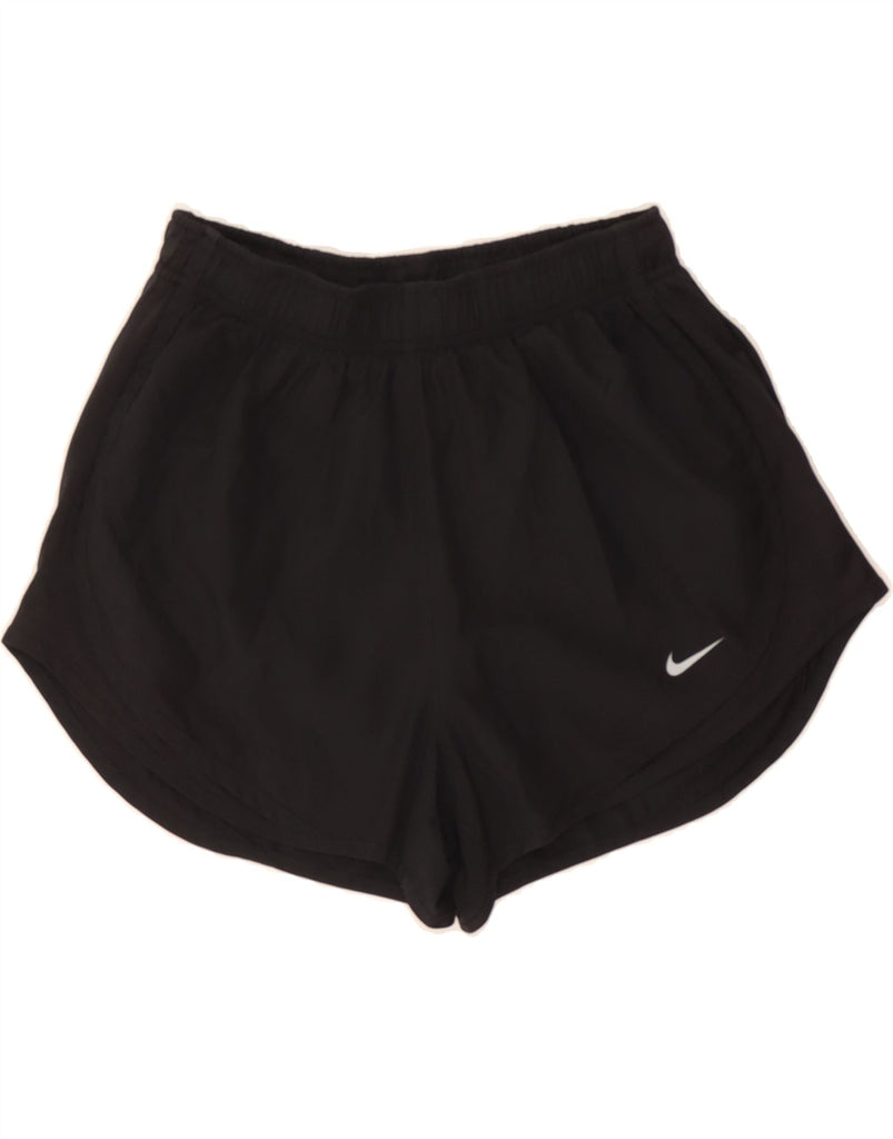 NIKE Womens Sport Shorts UK 4 XS  Black Vintage Nike and Second-Hand Nike from Messina Hembry 