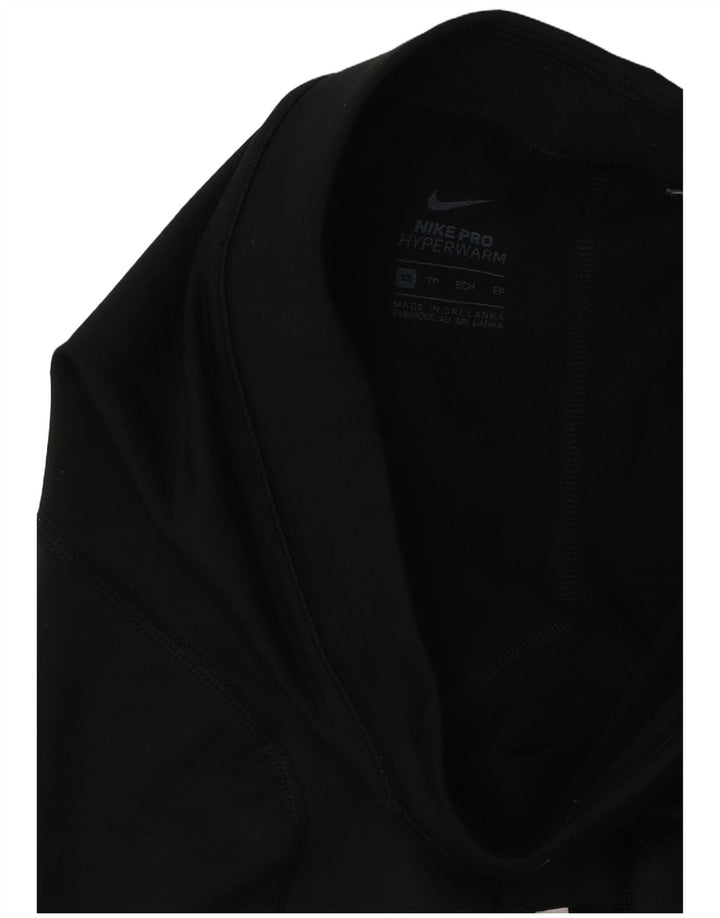 NIKE Womens Graphic Leggings UK 4 XS Black