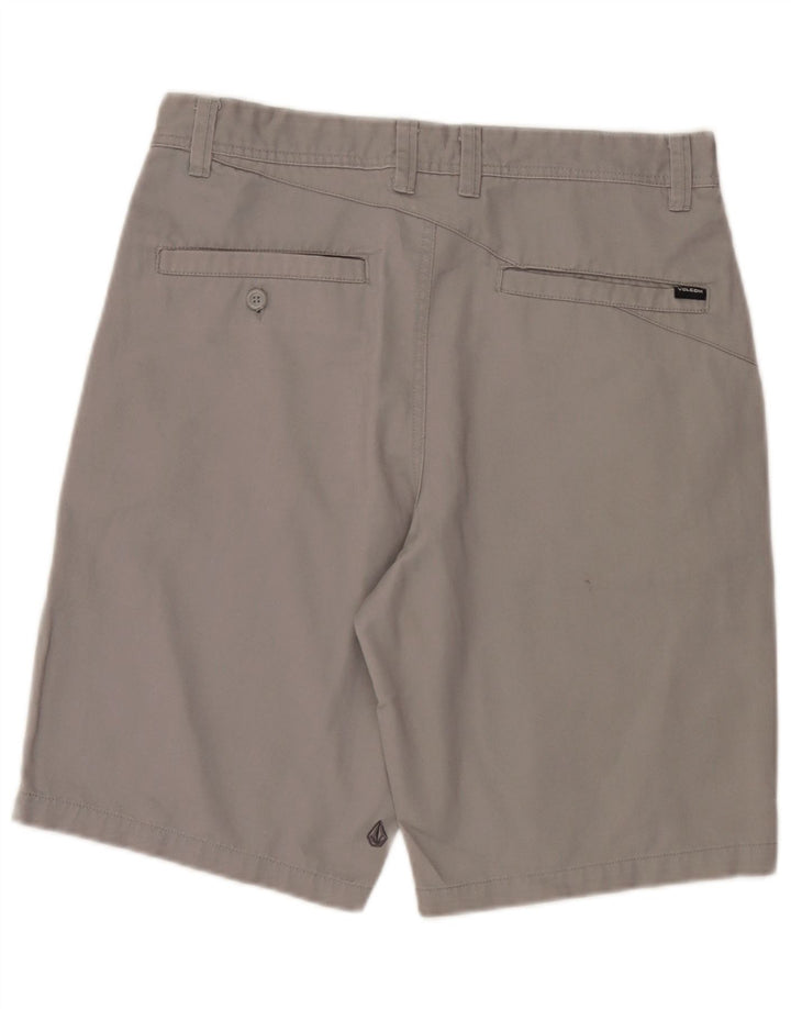 Volcom Mens Chino Shorts W32 Medium Grey Polyester