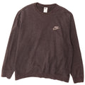 Nike Mens Sweatshirt Jumper 2XL Grey Cotton
