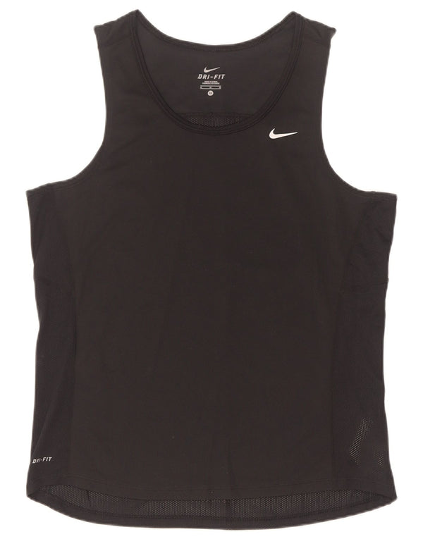 Nike Mens Dri Fit Vest Top Medium Black Polyester