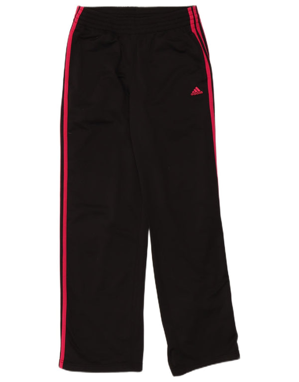 Adidas Womens Tracksuit Trousers UK 12 Medium  Black Polyester