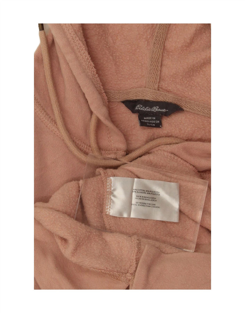 EDDIE BAUER Womens Zip Hoodie Sweater UK 10 Small Pink Polyester Vintage Eddie Bauer and Second-Hand Eddie Bauer from Messina Hembry 