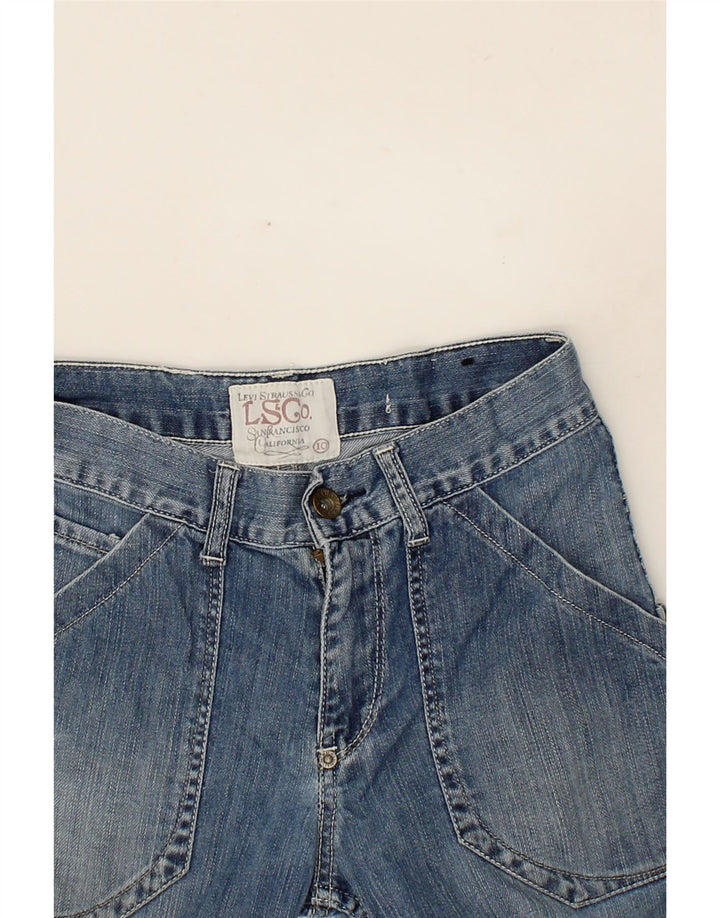 LEVI'S Boys Denim Shorts 9-10 Years W24 Blue Cotton Vintage Levi's and Second-Hand Levi's from Messina Hembry 
