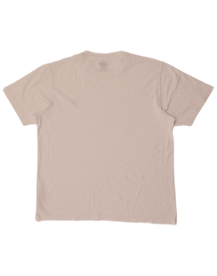 DICKIES Mens T-Shirt Top Medium White