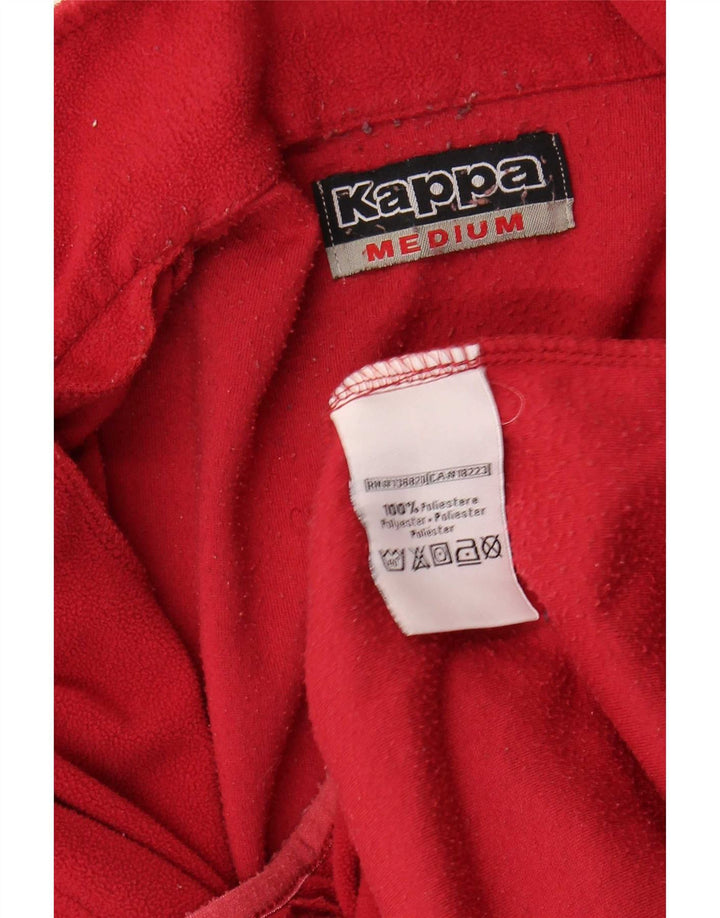 Kappa Mens Fleece Jacket UK 36 Small Red Polyester