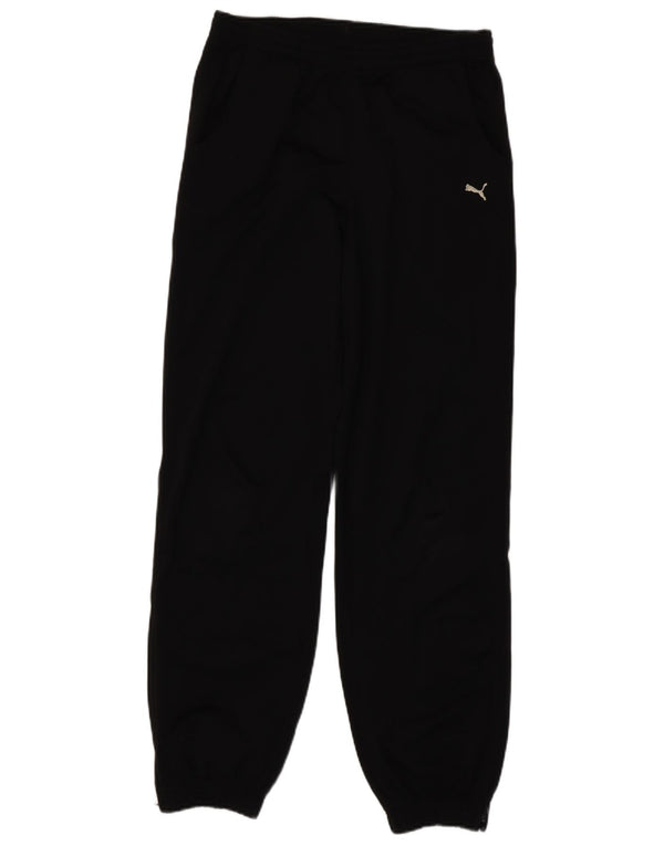 Puma Boys Graphic Tracksuit Trousers Joggers 15-16 Years  Black Polyester