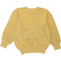 VINTAGE Womens Crew Neck Jumper Sweater UK 14 Medium Yellow Vintage Vintage and Second-Hand Vintage from Messina Hembry 