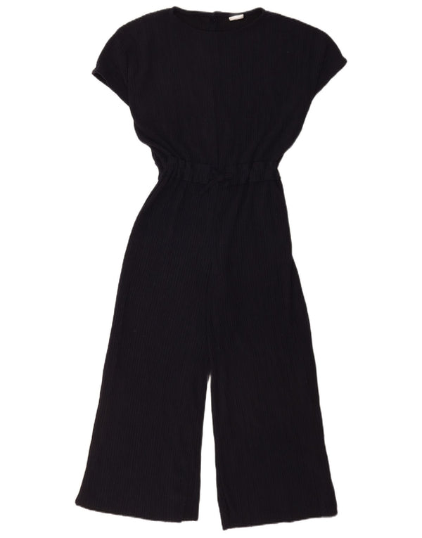 Zara Girls Jumpsuit 11-12 Years Navy Blue Polyester