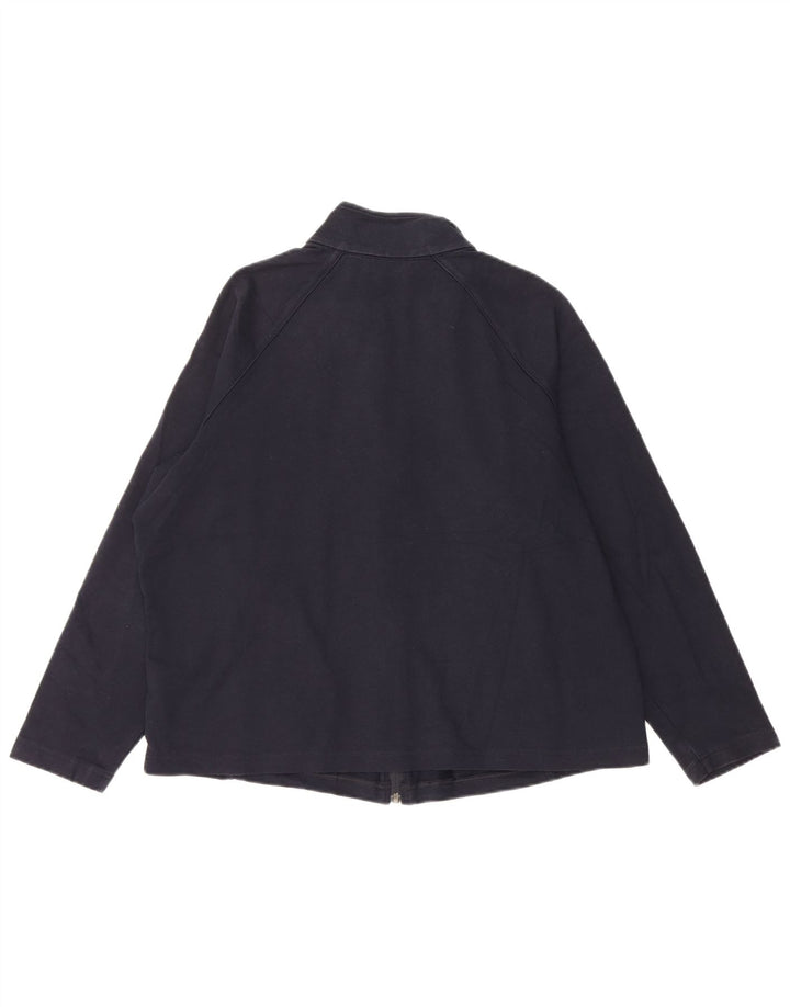 Marks & Spencer Womens Tracksuit Top Jacket UK 20 2XL Navy Blue