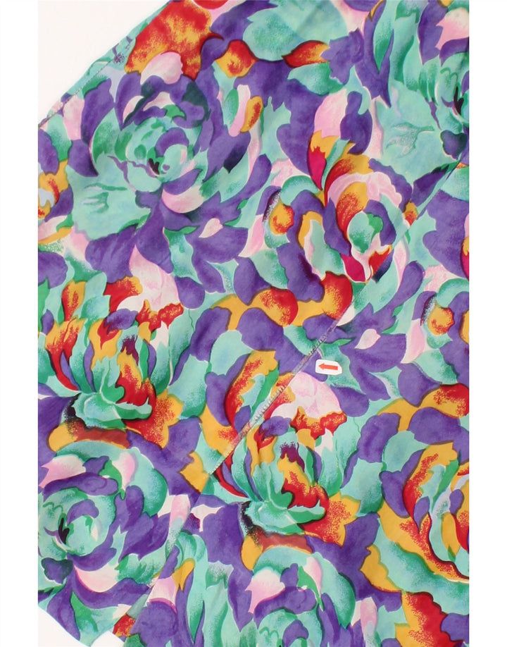 VINTAGE Womens Sheath Dress UK 16 Large Multicoloured Floral Vintage Vintage and Second-Hand Vintage from Messina Hembry 