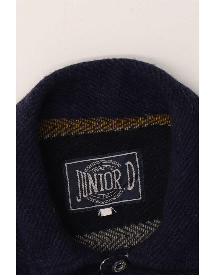 Junior.D Boys Bomber Jacket 15-16 Years Navy Blue Striped