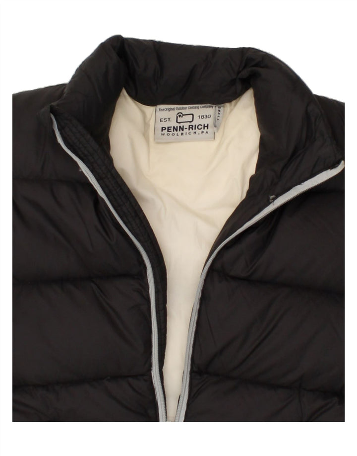 WOOLRICH Womens Loose Fit Padded Jacket UK 10 Small Black | Vintage Woolrich | Thrift | Second-Hand Woolrich | Used Clothing | Messina Hembry 