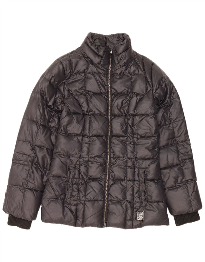 Gas Womens Padded Jacket IT 42 Medium Black Polyamide