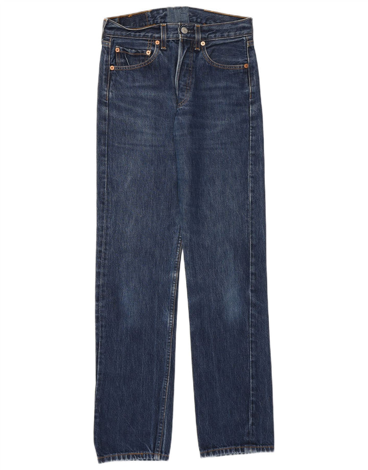 Levi's Mens 501 Straight Jeans W26 L32 Blue