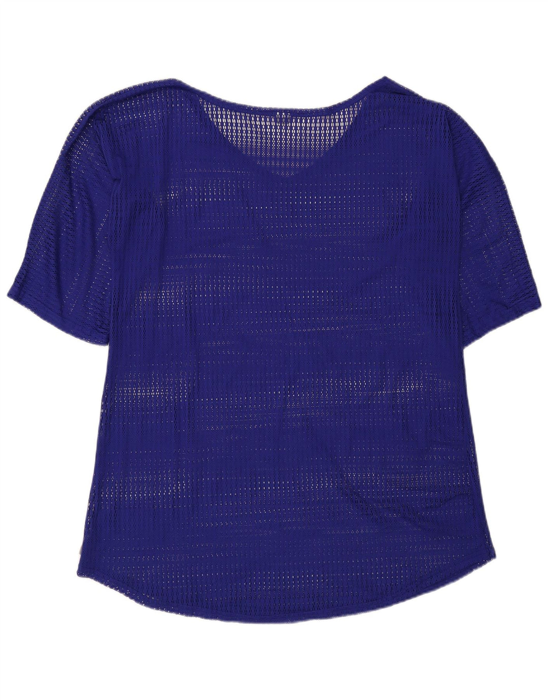 O'Neill Womens See Through T-Shirt Top UK 18 XL Blue