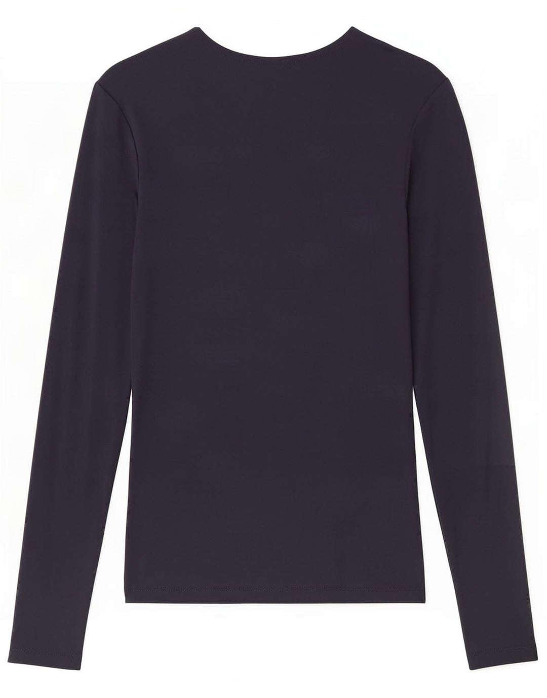 Zara Womens Top Long Sleeve UK 8 Small Navy Blue Polyamide