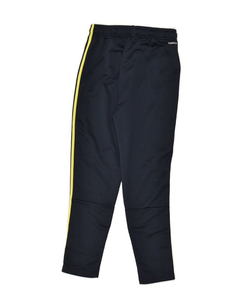 ADIDAS Boys Aeroready Graphic Tracksuit Trousers 13-14 Years Navy Blue | Vintage Adidas | Thrift | Second-Hand Adidas | Used Clothing | Messina Hembry 