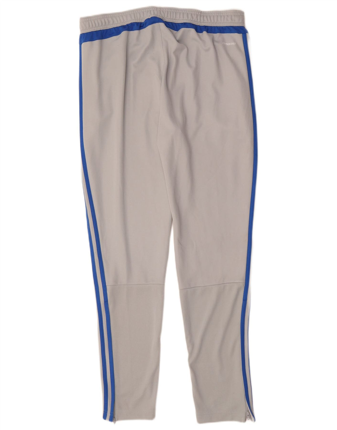 Adidas Mens Climacool Tracksuit Trousers Large  Grey Colourblock Polyester