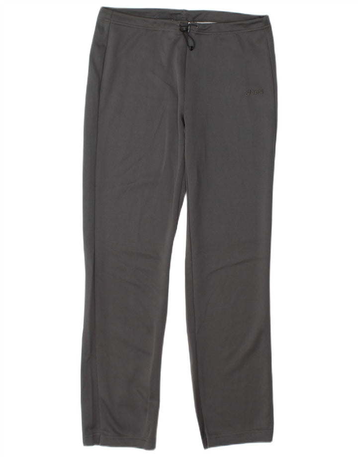 Asics Womens Tracksuit Trousers UK 10 Small Grey Polyamide