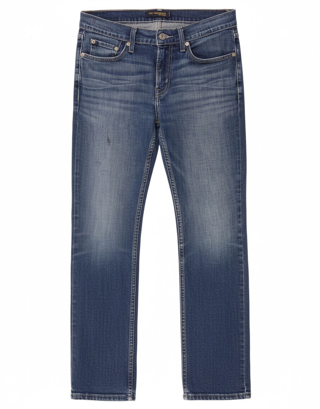 LEVI'S Womens 524 Super Low Slim Jeans US 5 Medium W27 L30 Blue Cotton