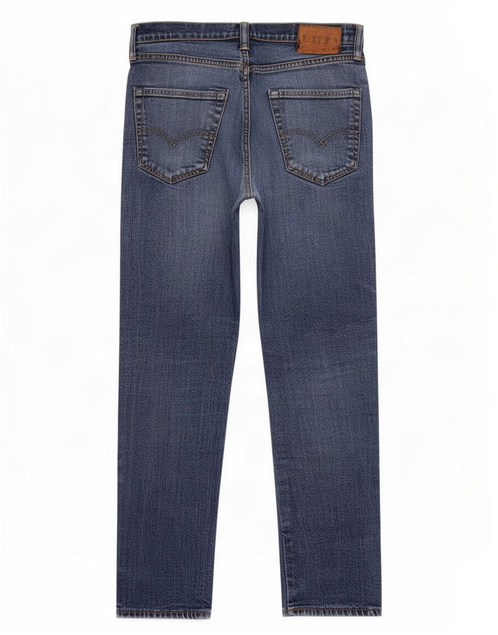 Levi's Womens Crop Slim Jeans W32 L26 Blue Cotton