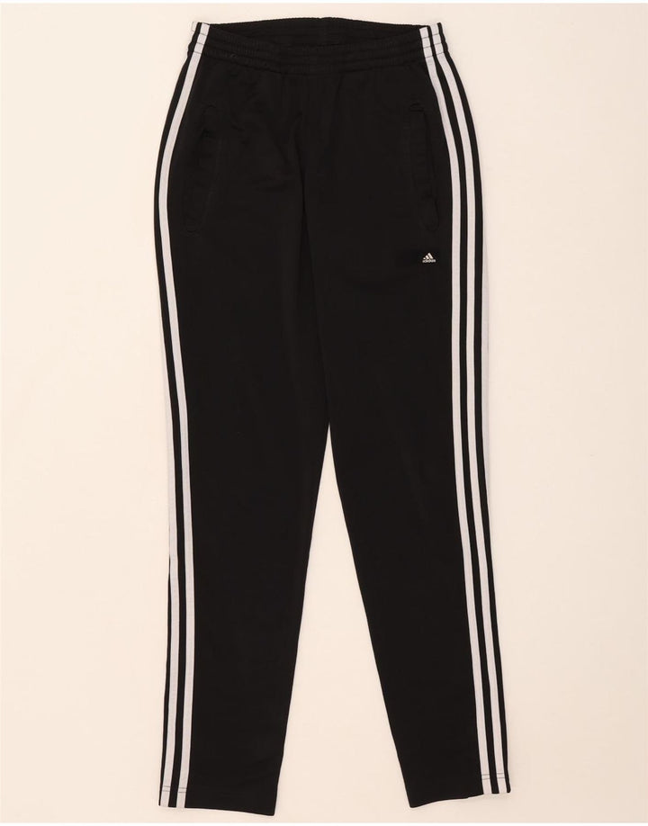 Adidas Womens Tracksuit Trousers UK 36/38 Small Black Polyester