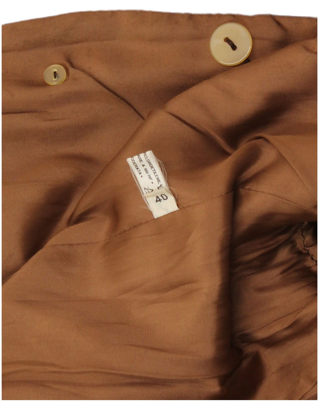 Happening Womens Double Breasted Blazer Jacket IT 40 Small Brown