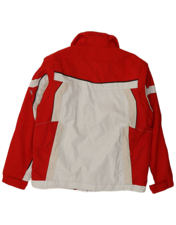 Phoenix Mens Ski Jacket IT 50 Large Red Colourblock Polyester