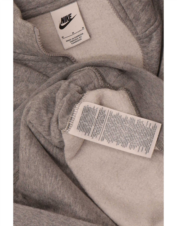 Nike Mens Tracksuit Top Jacket Medium Grey Colourblock Cotton