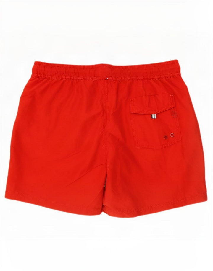 Marks & Spencer Mens Swimming Shorts Medium Red Polyester