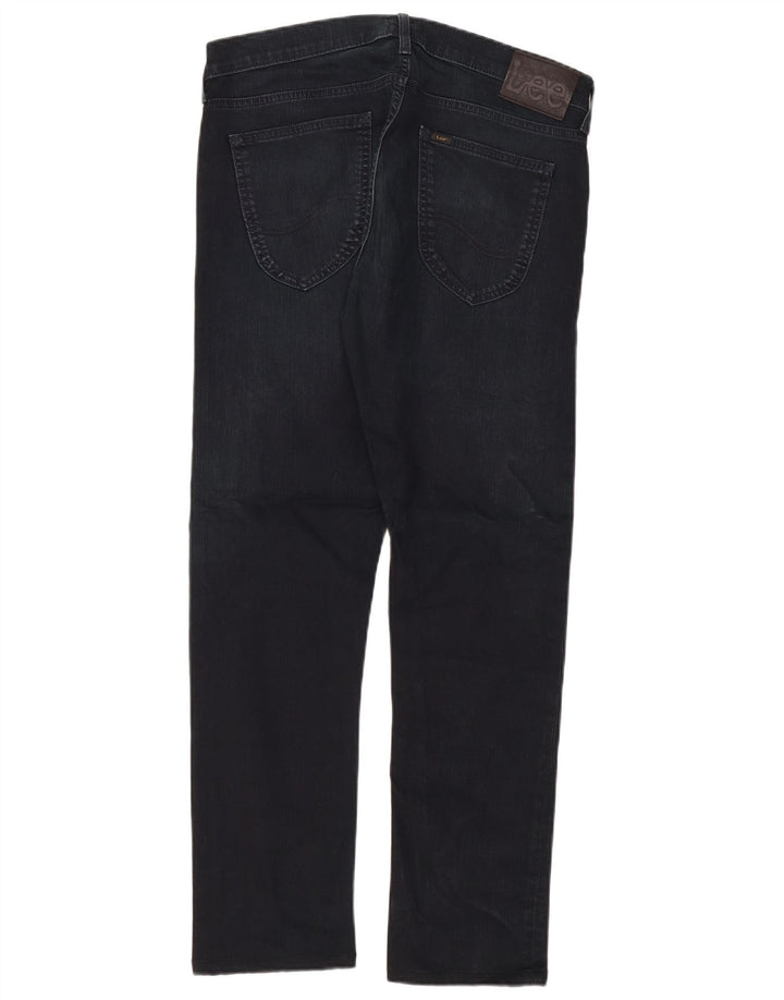 Lee Womens Straight Jeans W36 L29 Navy Blue