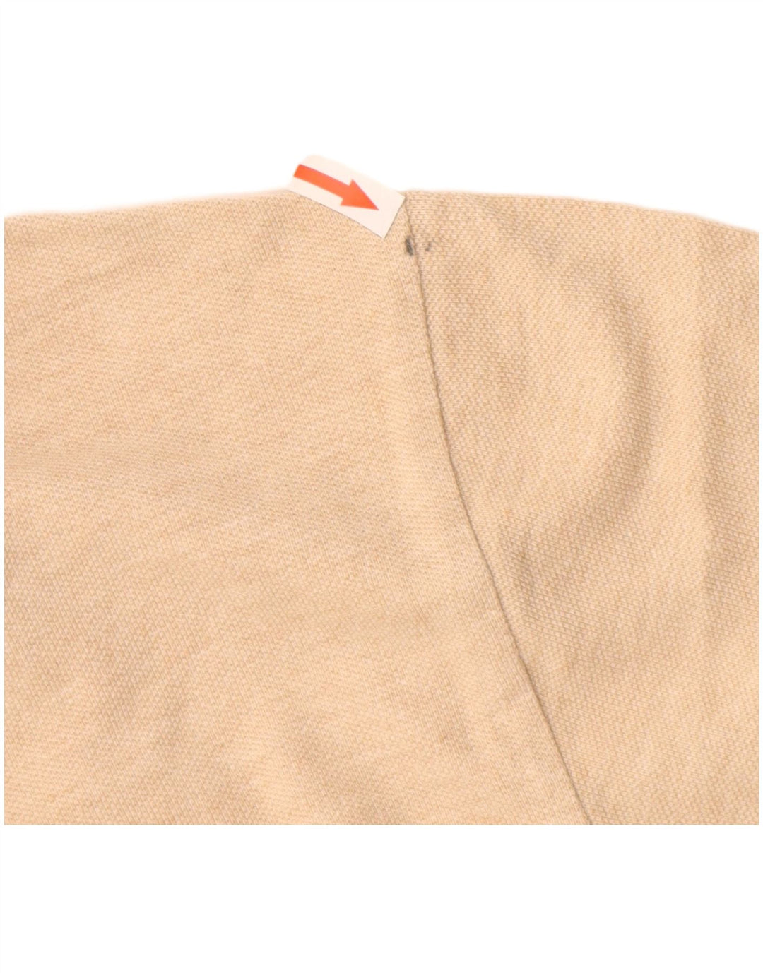 POLO RALPH LAUREN Mens Custom Fit Polo Shirt Small Beige Cotton