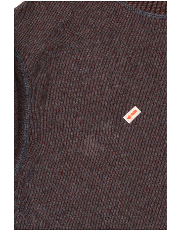 Quiksilver Mens Sweatshirt Jumper Medium Burgundy Cotton