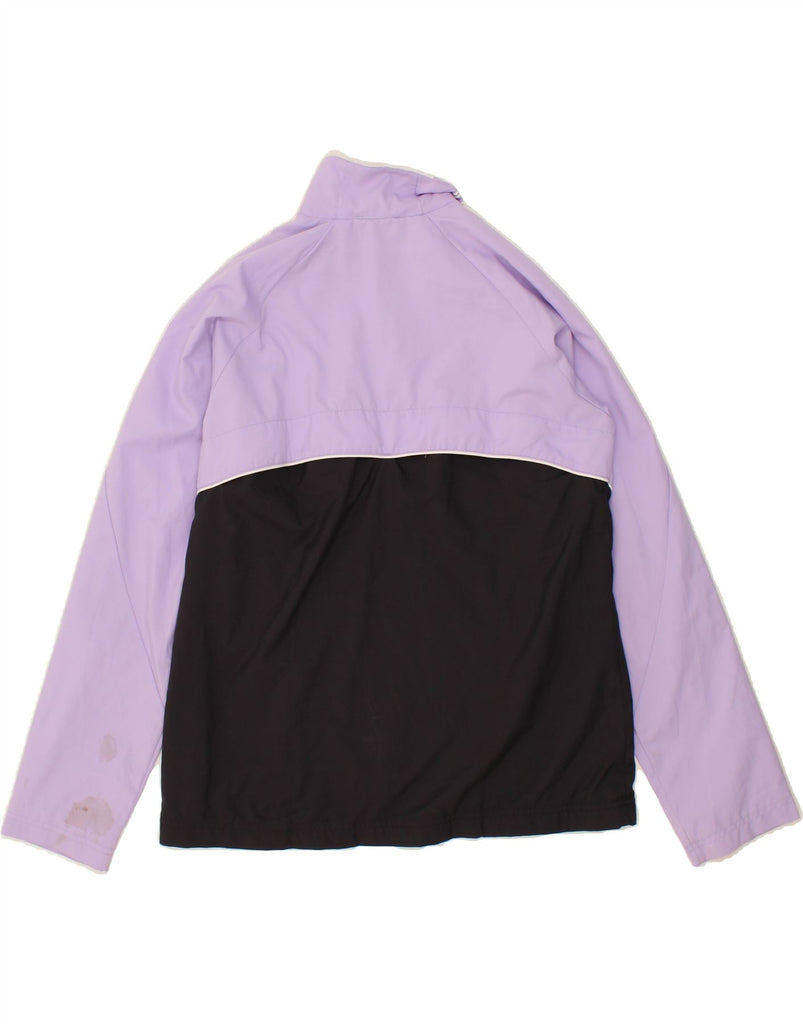 ADIDAS Womens Tracksuit Top Jacket UK 14 Large Purple Colourblock Vintage Adidas and Second-Hand Adidas from Messina Hembry 