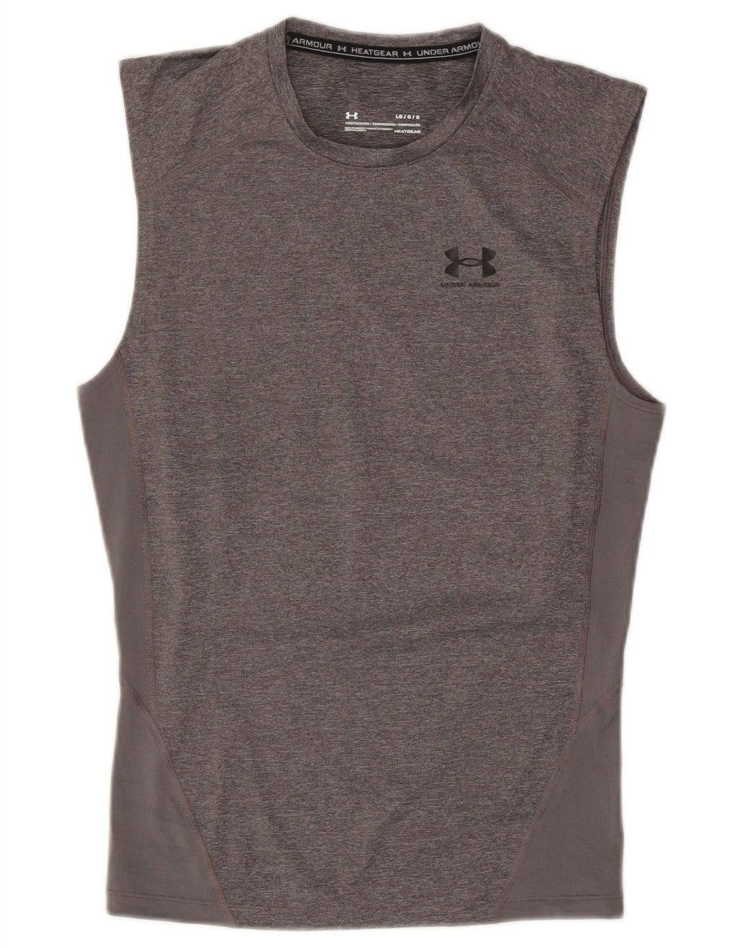 Under Armour Mens Heat Gear Vest Top Large Grey