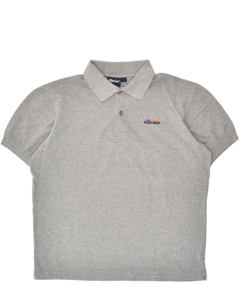 ELLESSE Mens Polo Shirt Small Grey Cotton | Vintage Ellesse | Thrift | Second-Hand Ellesse | Used Clothing | Messina Hembry 