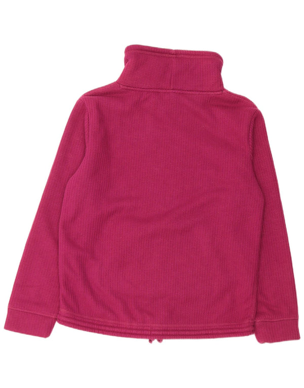 Weird Fish Womens Sherpa Sweatshirt Jumper UK 12 Medium Pink Polyester
