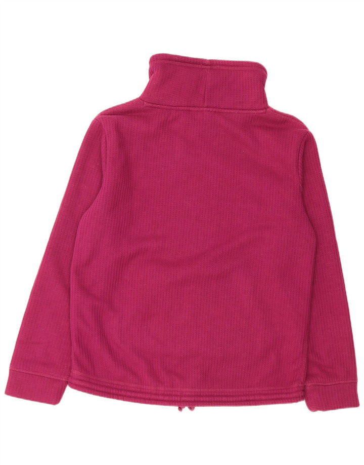 Weird Fish Womens Sherpa Sweatshirt Jumper UK 12 Medium Pink Polyester