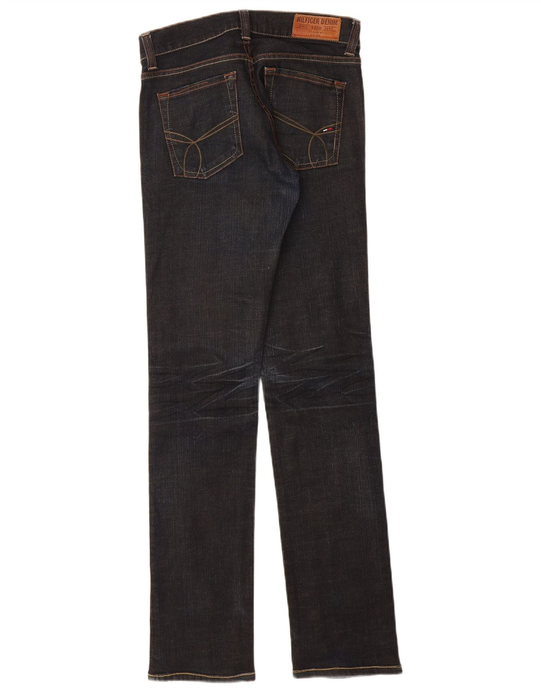 TOMMY HILFIGER Womens Slim Jeans W26 L32 Navy Blue